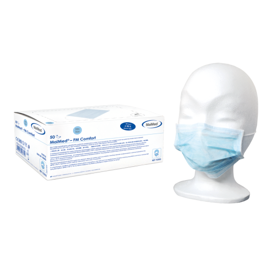 MaiMed® OP-Maske Typ II Comfort FM |- 50 Masken pro Box |- 20 Boxen |- Gesamt 1.000 Stück