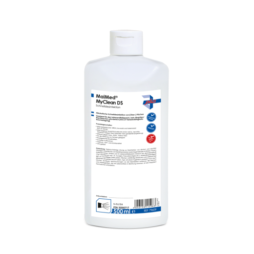 MaiMed® MyClean DS - Schnelldesinfektion | - 18 x 500 ml Handflasche