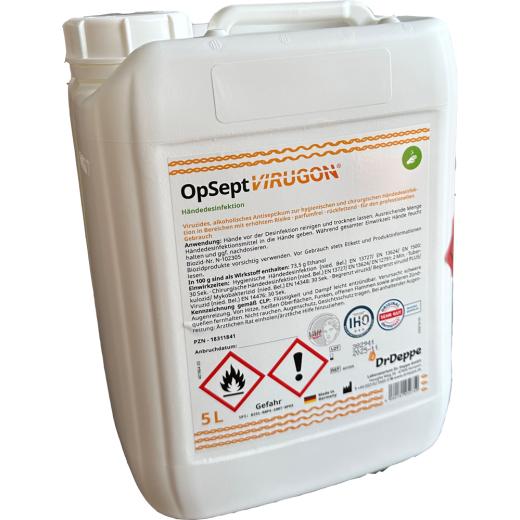 DrDeppe OpSept virugon® | Händedesinfektion | 5 Liter